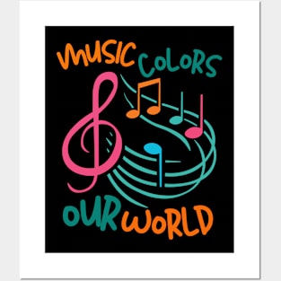 Music Colors Our World Posters and Art